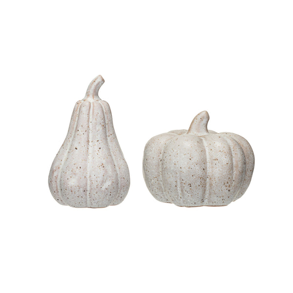 Stoneware Pumpkin, Two Styles