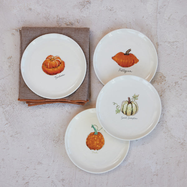 Pumpkin Plates, Four Styles