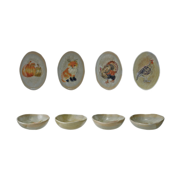 Woodland Harvest Stoneware Dish