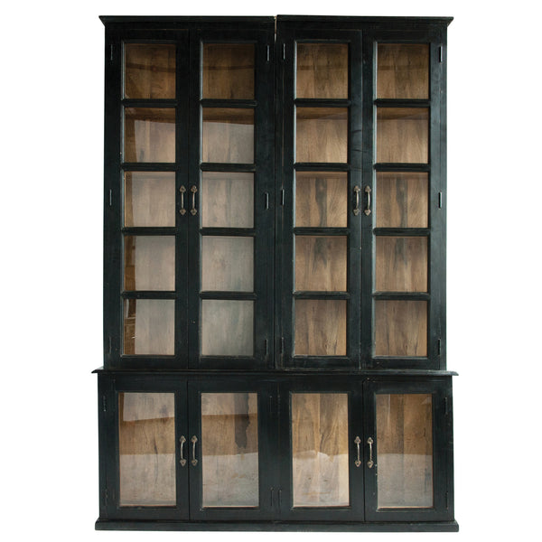 Black Two-Piece Hutch