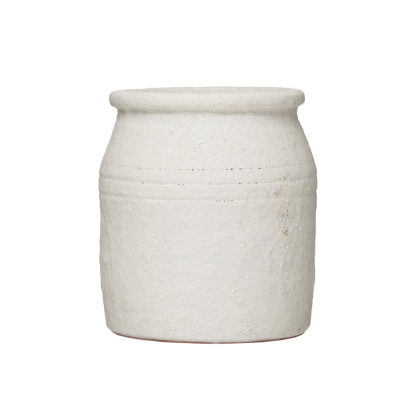 White Terracotta Crock