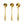Load image into Gallery viewer, Flower Shaped Spoons, Set of 3

