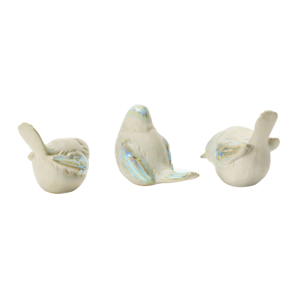 Stoneware Glazed Birds