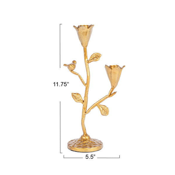 Flower and Bird Candelabra