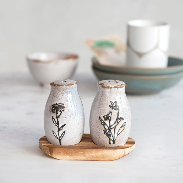 Floral Salt and Pepper Shaker