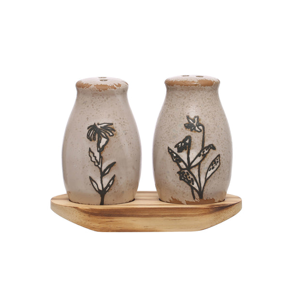 Floral Salt and Pepper Shaker