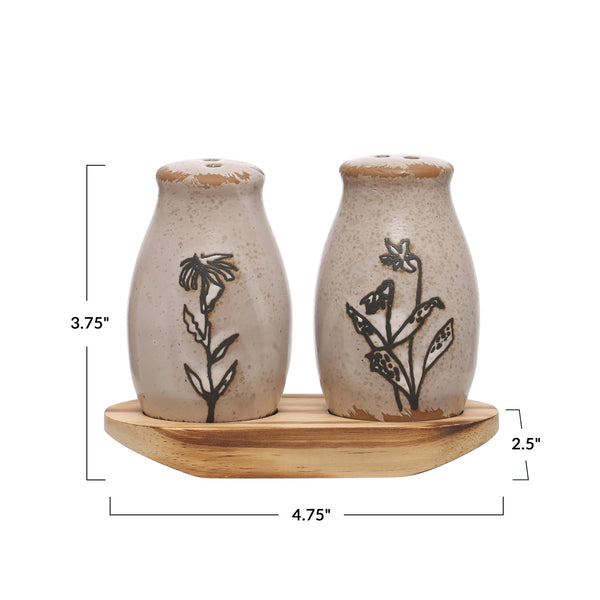 Floral Salt and Pepper Shaker