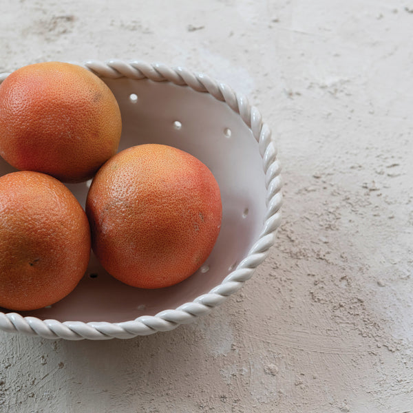 Stoneware Berry Bowl