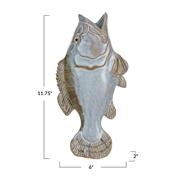 Fish Shaped Wall Vase