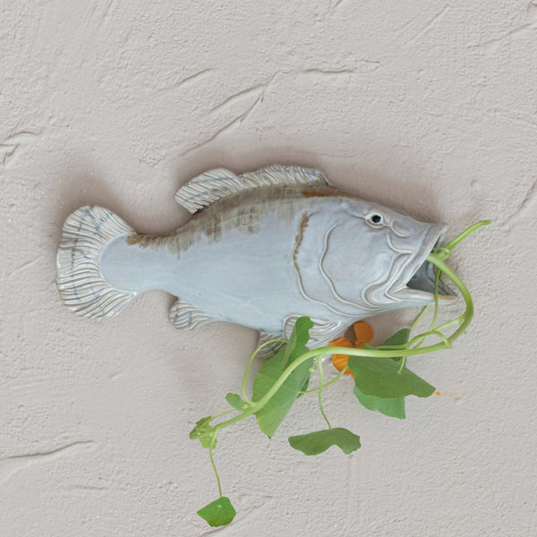 Fish Shaped Wall Vase