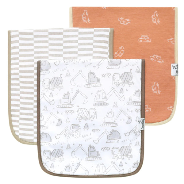 Oversized Burp Cloth Set, Gage