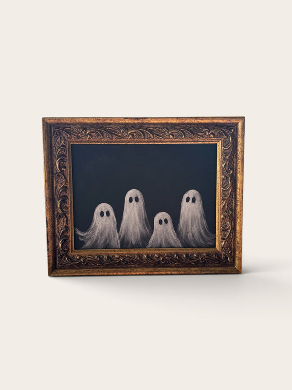 Ghost Friends | Fall 2026 Antique Gold Wall Art