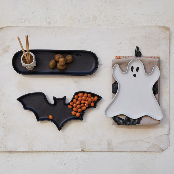 Bat Stoneware Plate