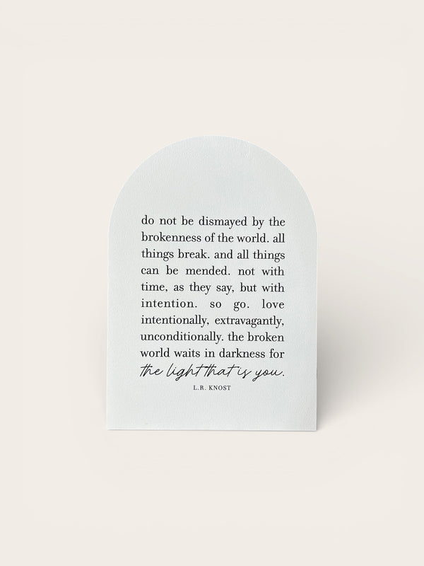 As the Years Pass Arch