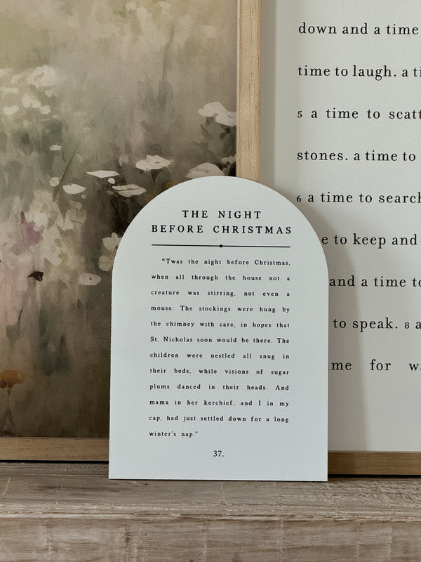 The Night Before Christmas, Arch