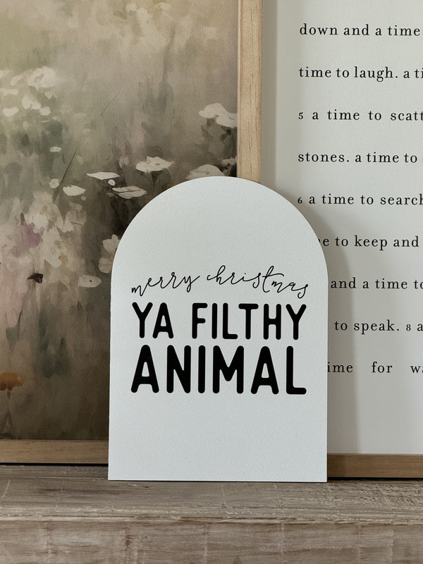 Merry Christmas Ya Filthy Animal, Arch