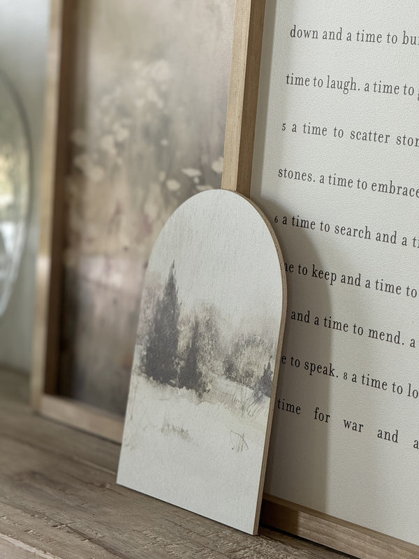 Winter Landscape, Arch