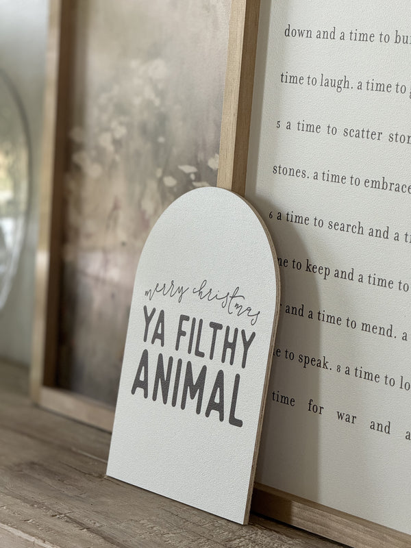 Merry Christmas Ya Filthy Animal, Arch