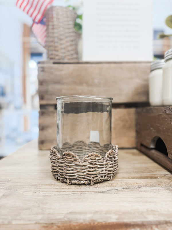 Willow Glass Candle Holder