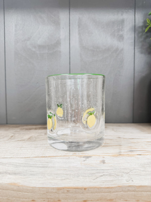 Lemon Icon Glass
