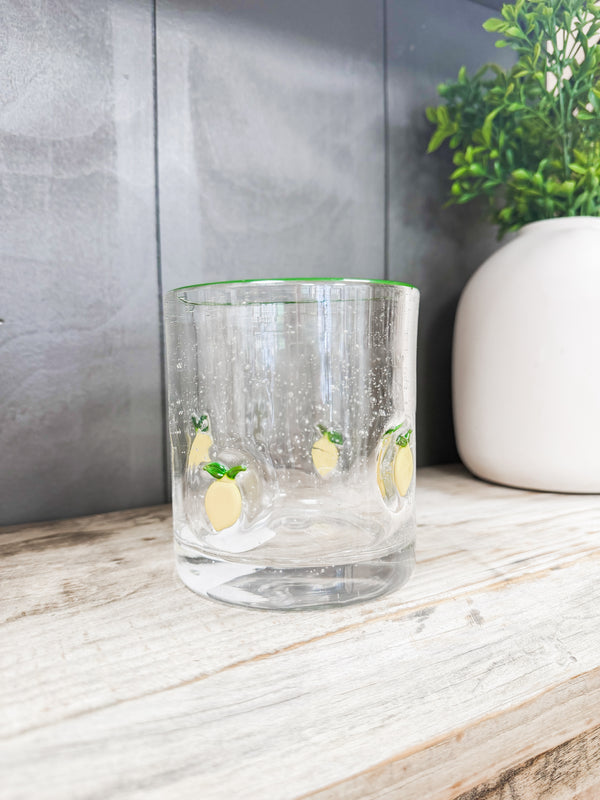 Lemon Icon Glass