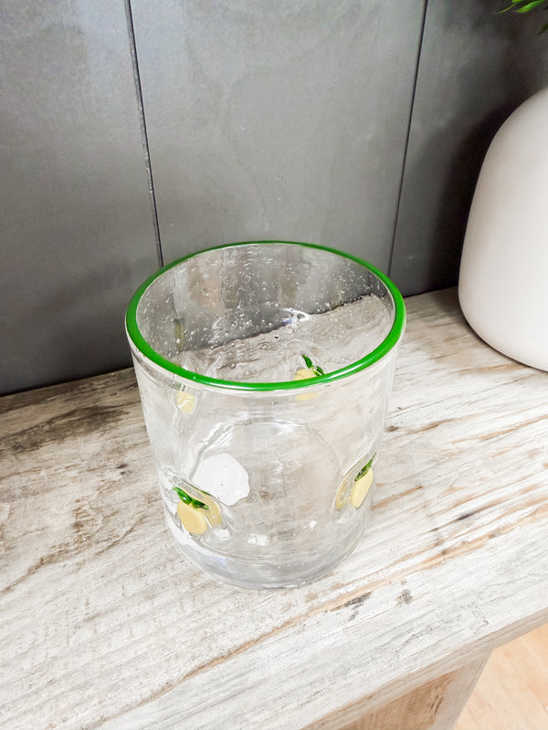 Lemon Icon Glass