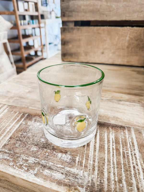 Lemon Icon Glass