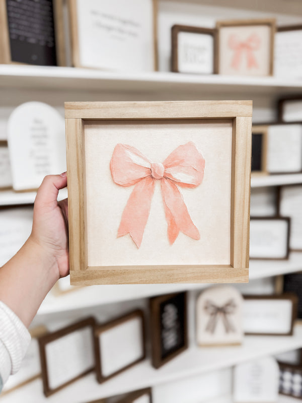 Soft Pink Bow