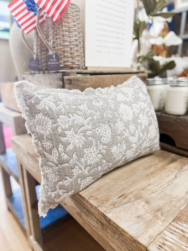 Heirloom Meadow Lumbar Pillow