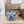 Load image into Gallery viewer, Blue Floral Squat Pitcher
