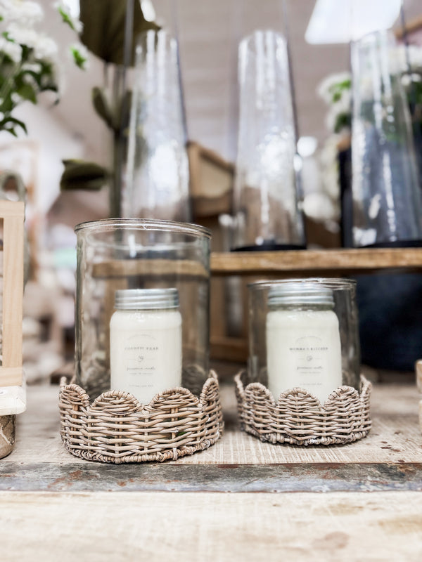 Willow Glass Candle Holder