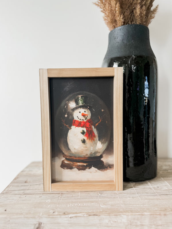 Snowman Snow Globe