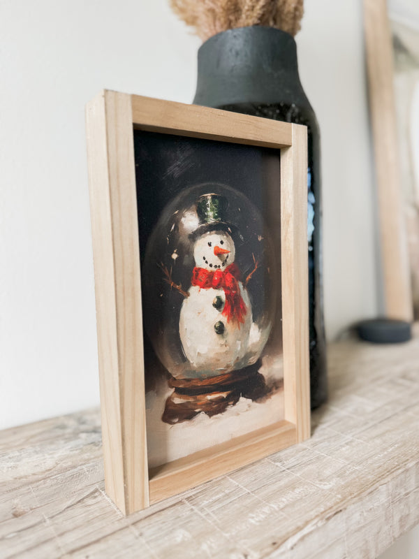 Snowman Snow Globe