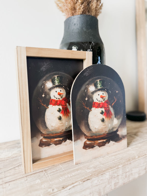 Snowman Snow Globe