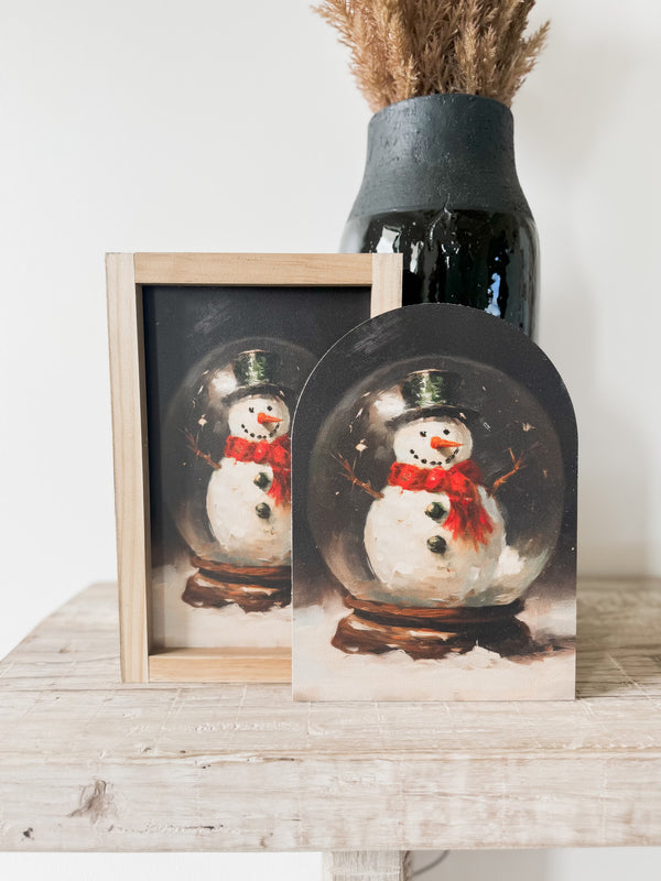 Snowman Snow Globe