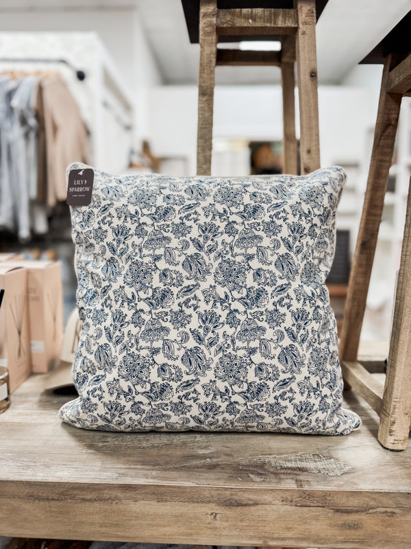 Bluebell Floral Pillow