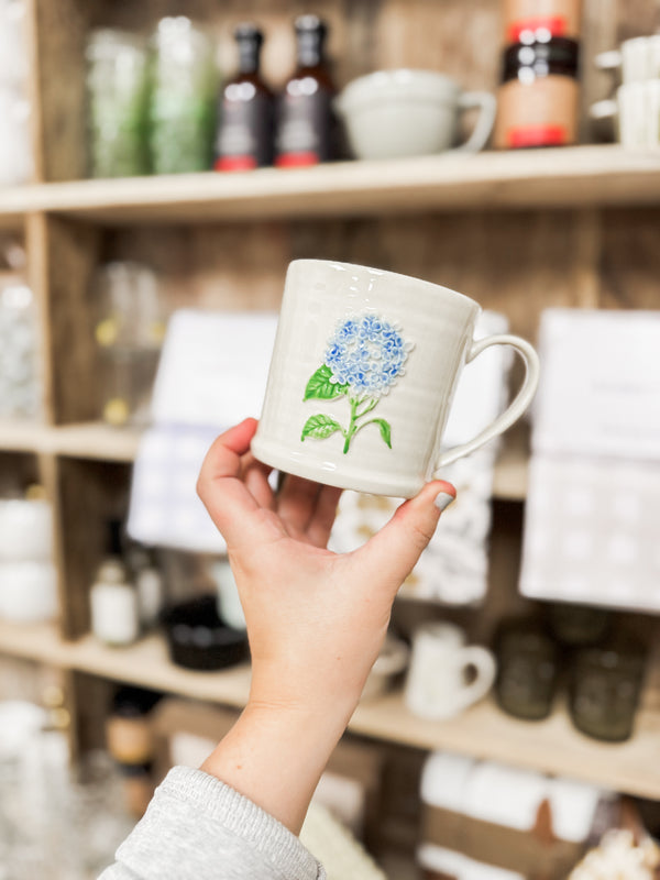 Blue Hydrangea Mug