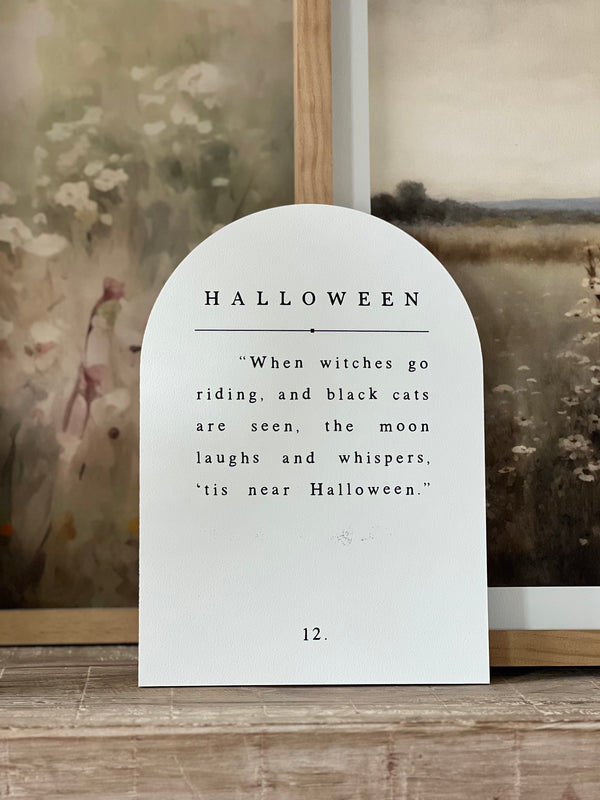 Halloween When Witches, Arch