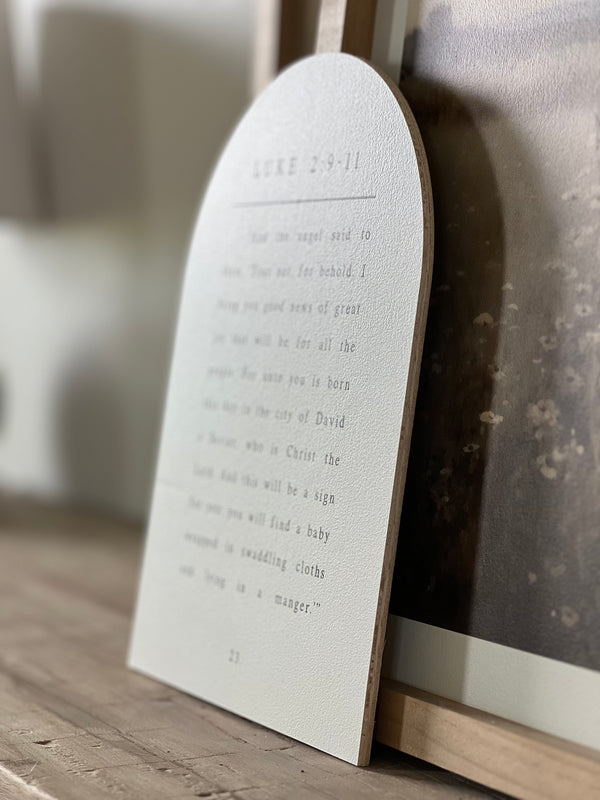 Luke 2 Book Page, Arch