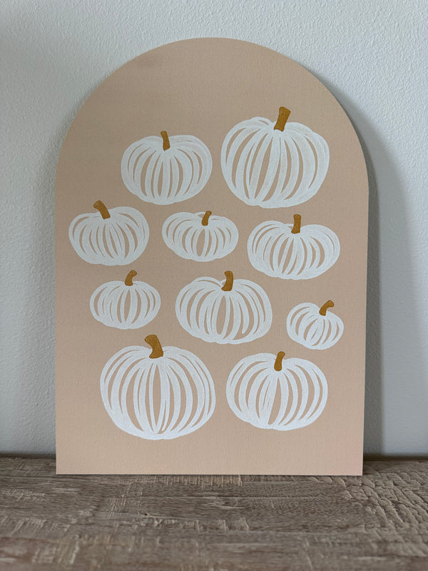 Natural Pumpkins Arch