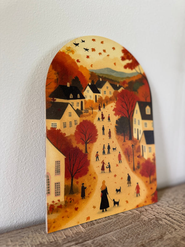 Fall Village Arch