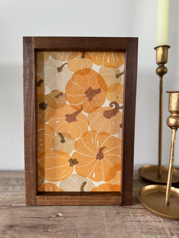 Watercolor Pumpkin Pattern