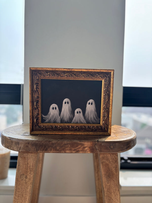 Ghost Friends | Fall 2026 Antique Gold Wall Art
