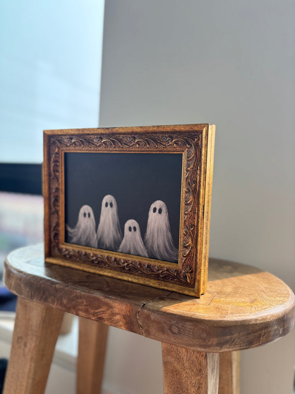 Ghost Friends | Fall 2026 Antique Gold Wall Art
