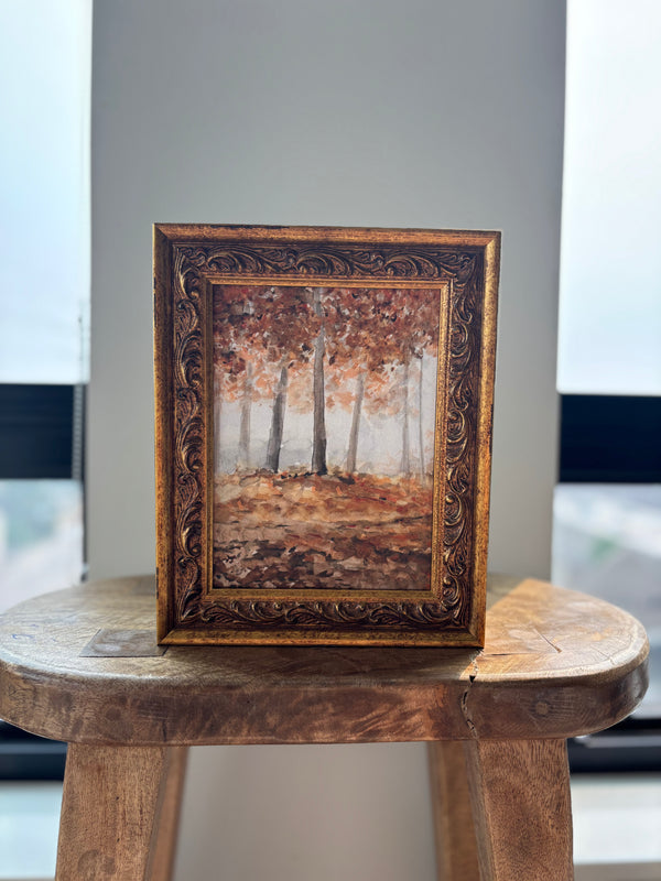 Autumn Forest - 2 | Antique Gold Frame