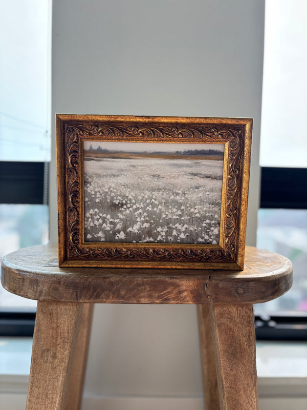 Iris | Antique Gold Frame