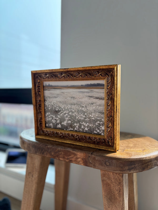 Iris | Antique Gold Frame