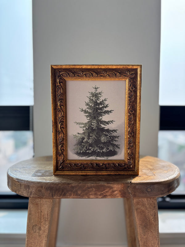 Evergreen Vintage | Christmas Antique Gold Frame