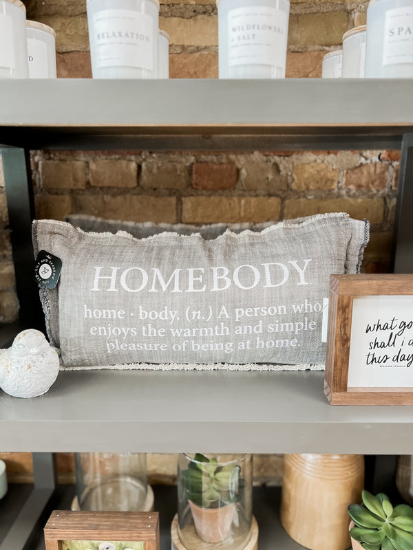 Definition Homebody Pillow