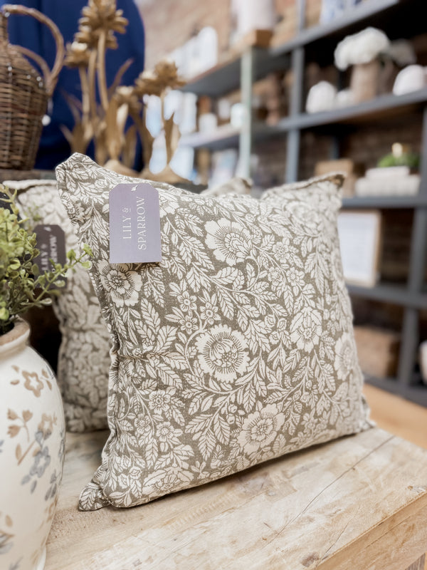 Soft Garden Pillow